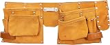 Amtech N0900 Heavy Duty Leather Tool Belt 11 Pocket view 2