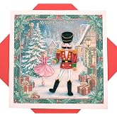 Merry Nutcracker Christmas, Christmas Quilling Card - Unique Dedicated Handmade, Design Greeting Card for all occasion