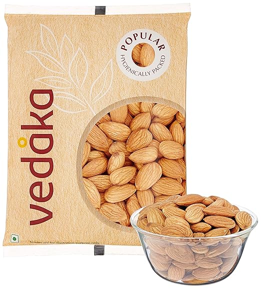 Amazon Brand - Vedaka Popular Whole Almonds, 200g