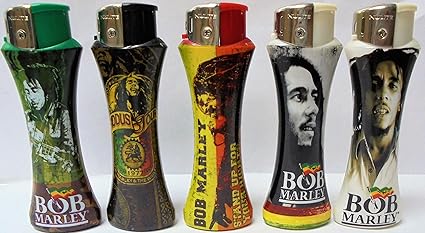 Amazon Com 17 Assorted Bob Marley Design Electric Lighters