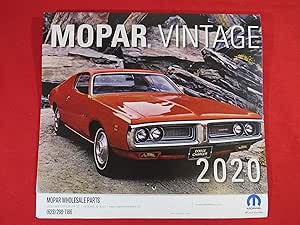 Amazon.com: 2020 MOPAR Muscle CAR Calendar 12 month Vintage DODGE