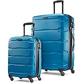 Samsonite Omni PC Hardside Expandable Luggage with Spinner Wheels, Adriatic Blue, 2-Piece Set (20/28)