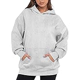 VIUTIL Womens Oversized Hoodies Fleece Loose Hooded Sweatshirt Fall Winter Outfits 2026 Trendy Clothes
