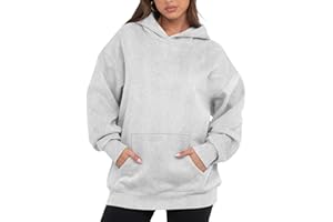 VIUTIL Womens Oversized Hoodies Fleece Loose Hooded Sweatshirt Fall Winter Outfits 2025 Trendy Clothes