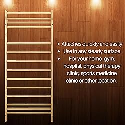 Durable Port Wood Stall Bar - Swedish Ladder with