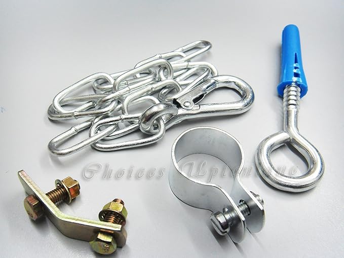 Gas Cooker Stability Safety Chain Kit With Fittings And