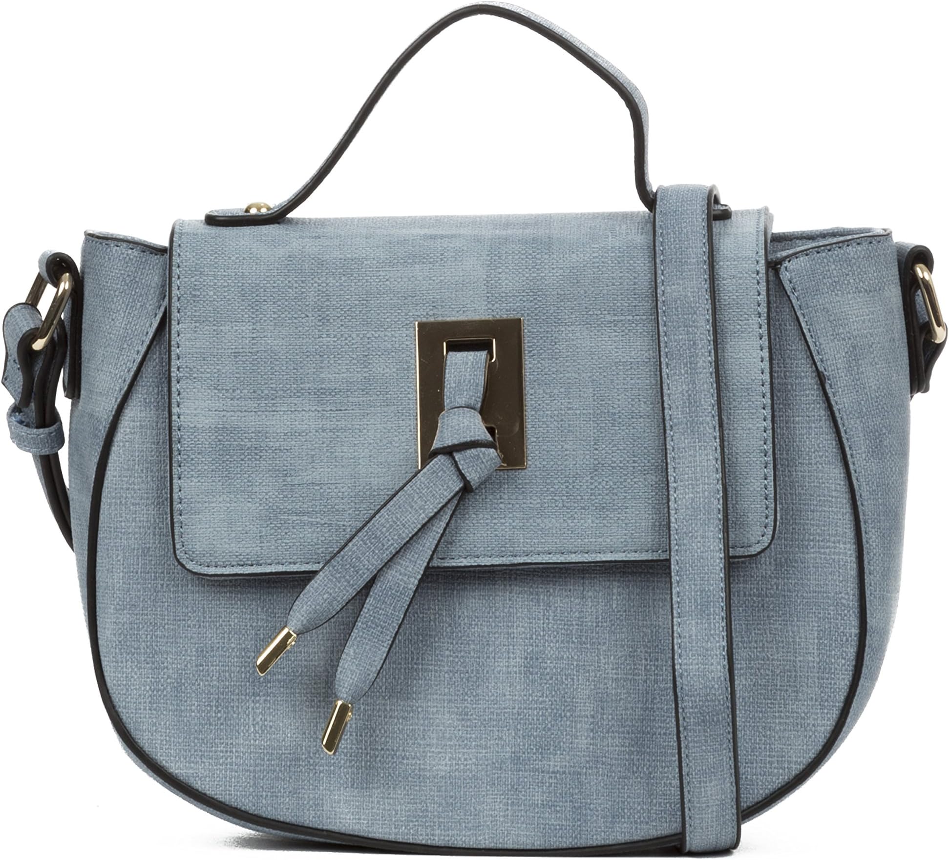 Handbag Republic Women's Light Weight Faux Leather Messenger Style Bag For Ladies