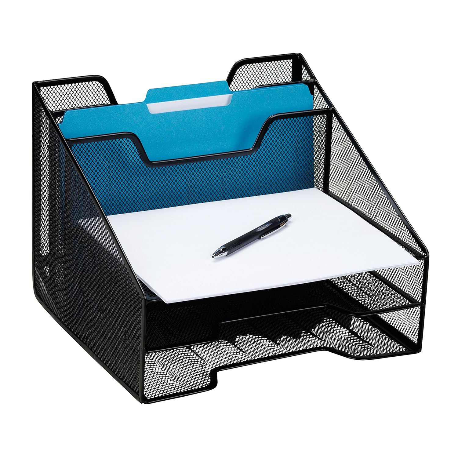 Rolodex Mesh Collection Stacking Sorter Letter Trays & Stacking