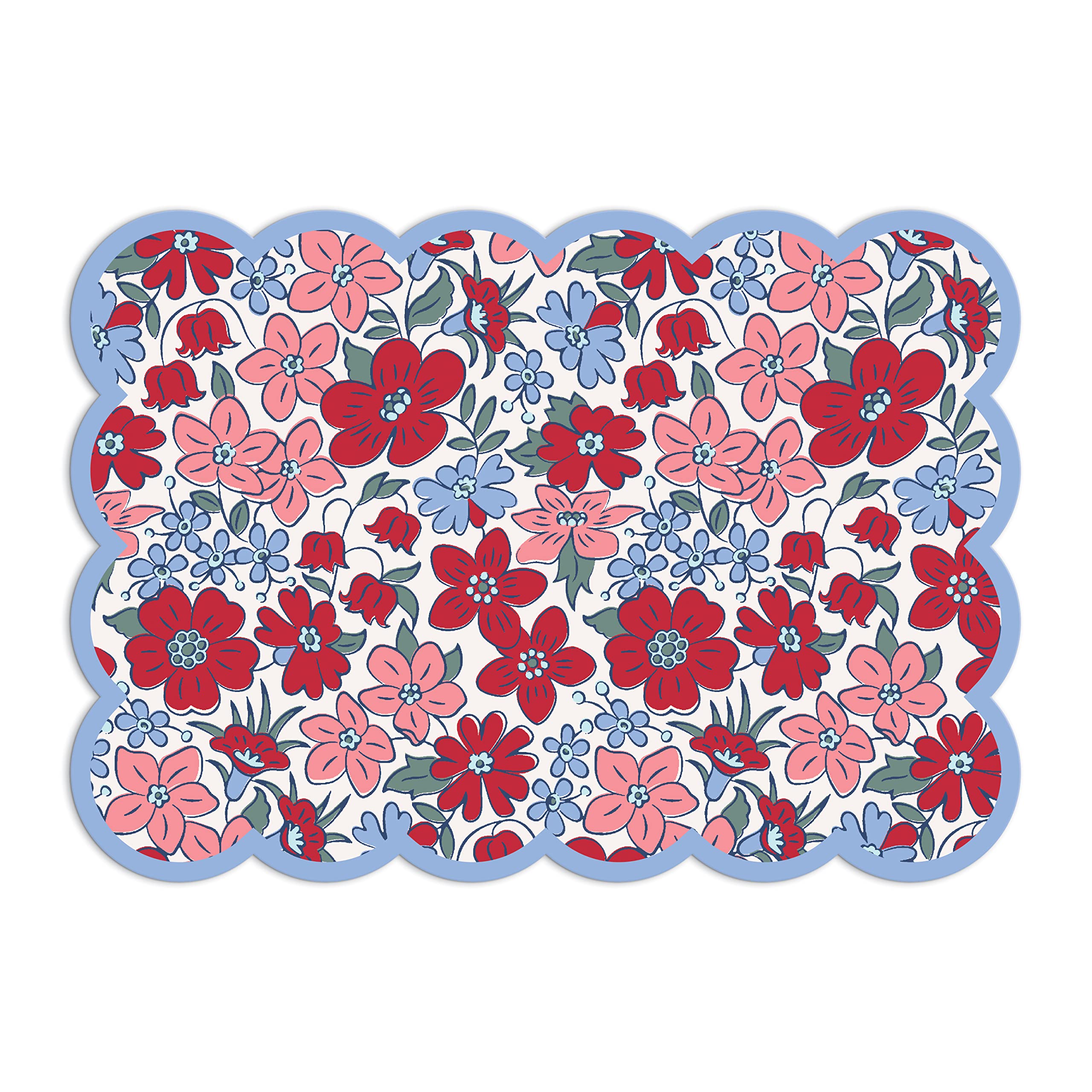 Galison Liberty Scalloped Shaped Notecard Set