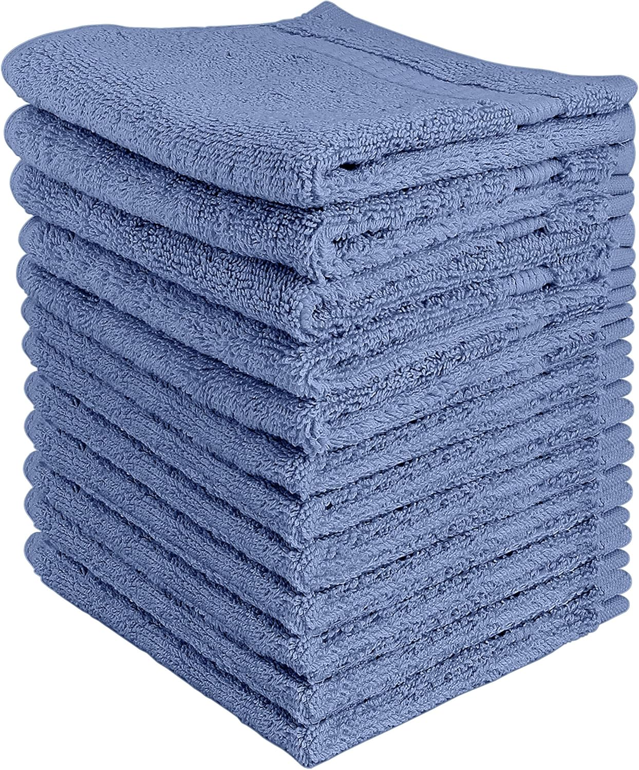 Utopia Luxury Washcloths 13" x 13" 12 pack - Gray: Home & Kitchen
