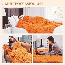 L'AGRATY Chunky Knit Blanket
