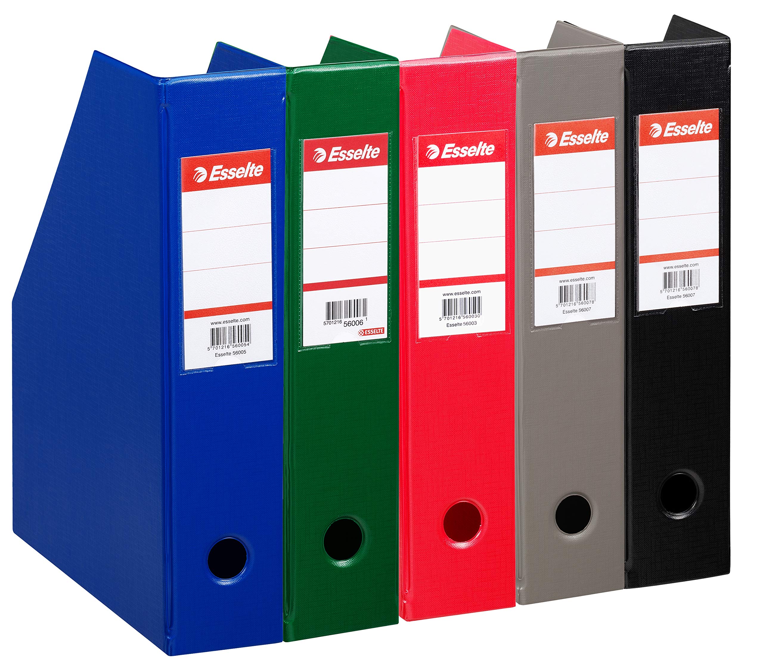 Esselte-Leitz – Cardboard and PVC A4 Magazine Rack Assorted Colours