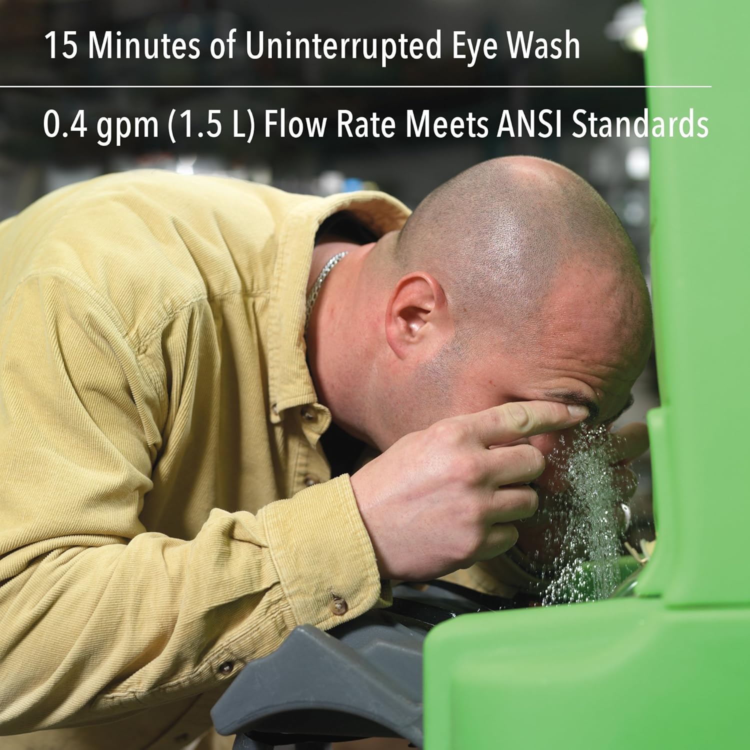 Honeywell Fendall Pure Flow 1000 Eyewash Station, 7 Gallon Capacity, 15 minutes Wash Time, 29" L X 30" H X 17-1/4" D: Science Lab Eye Wash Units: Industrial & Scientific