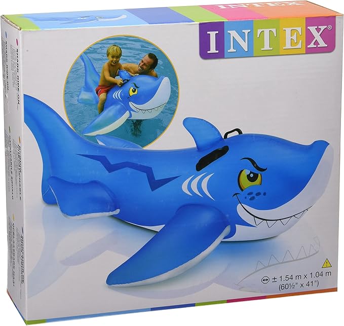 Intex Recreation 56567EP Friendly Shark Ride On Pool toy (Discontinued ...