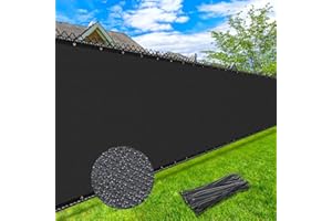 Keten 4X50FT Privacy Screen Fence, 170 GSM Heavy Duty Fencing Shade Cover with Brass Grommets, 90% Blockage Fence for Pool Garden Yard Backyard
