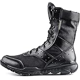 WWOODTOMLINSON Men's LD Lightweight Combat Boots Microfiber/Suede Leather Military Tactical Boots