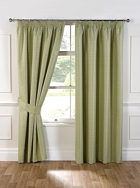 Julian Charles 90 X 108 Inch Aspen Thermal Coated Curtains Green