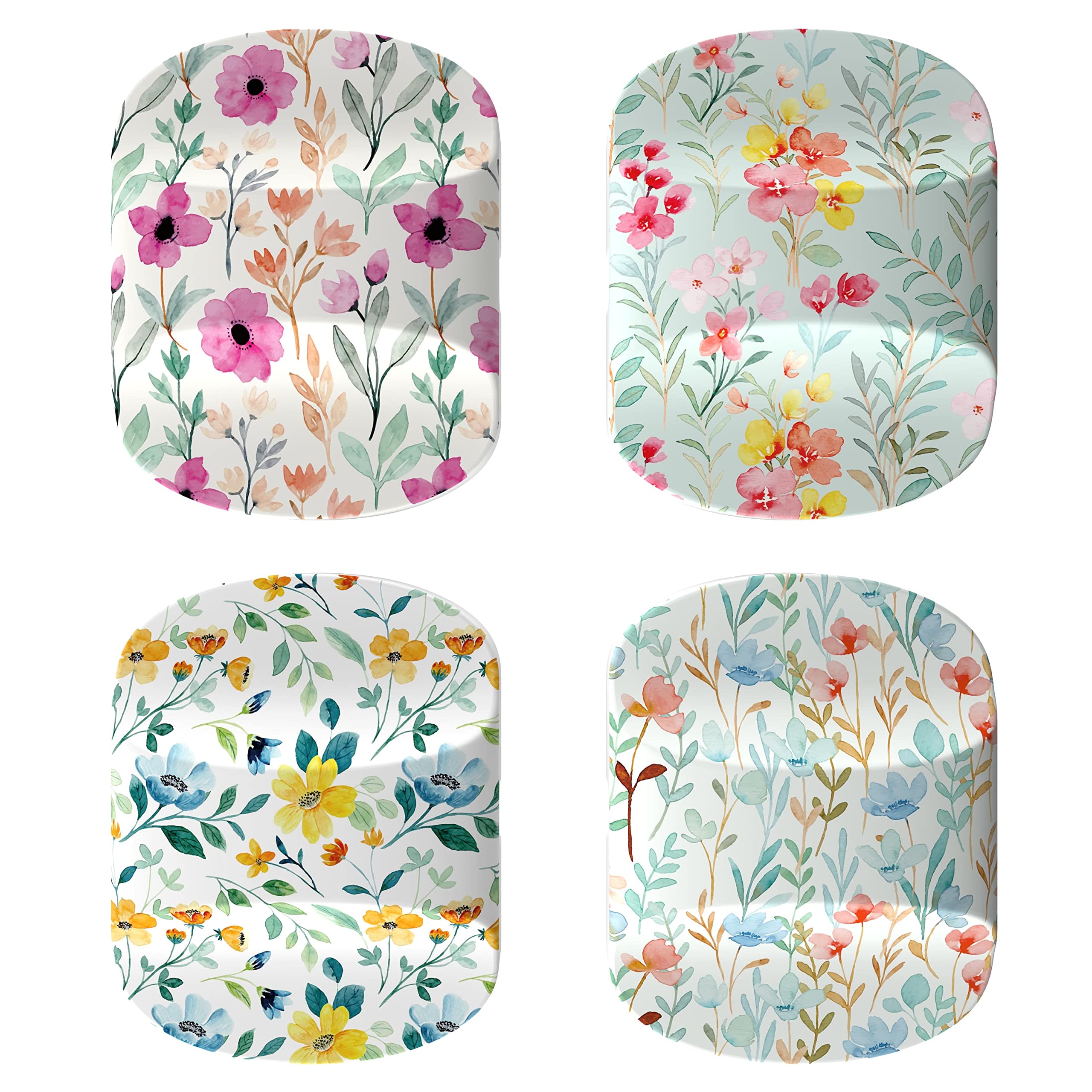 Photo 1 of HOUSYLOVE Yeti Magnetic Slider Replacement for Lid - Magslider Set of 4, Floral Watercolor Pattern 2