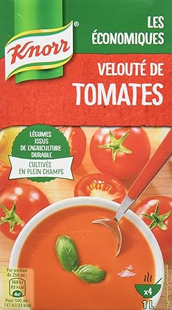 Knorr Soupe Les Economiques Veloute De Tomates 1 L Lot De 4