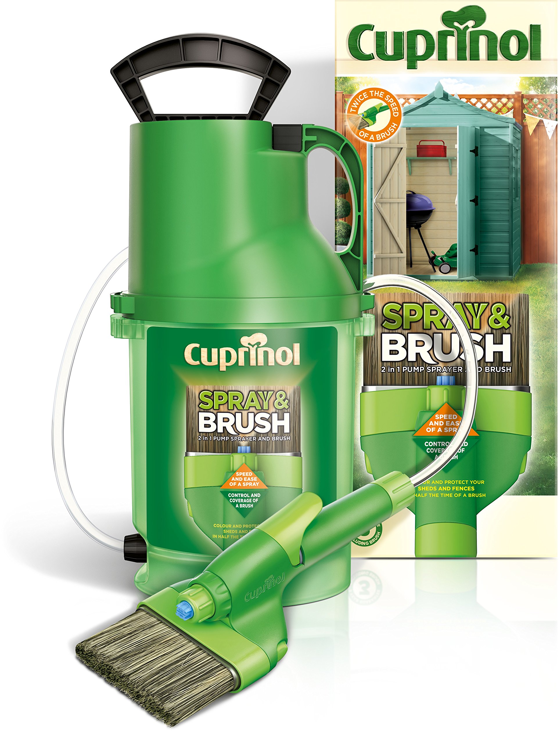 Cuprinol 6133940 Spray Brush Pump Mpsb 2 In 1 Shed And Fence Paint Sprayer Green Buy Online In Nicaragua At Desertcart Ni Productid 47949923