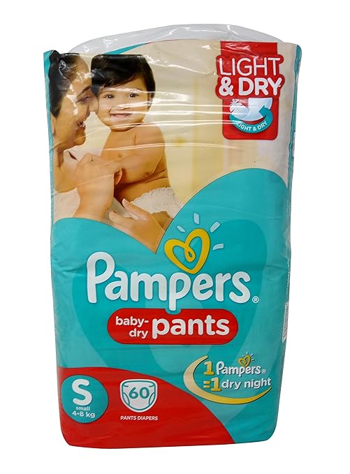 pampers pants small 60 pieces