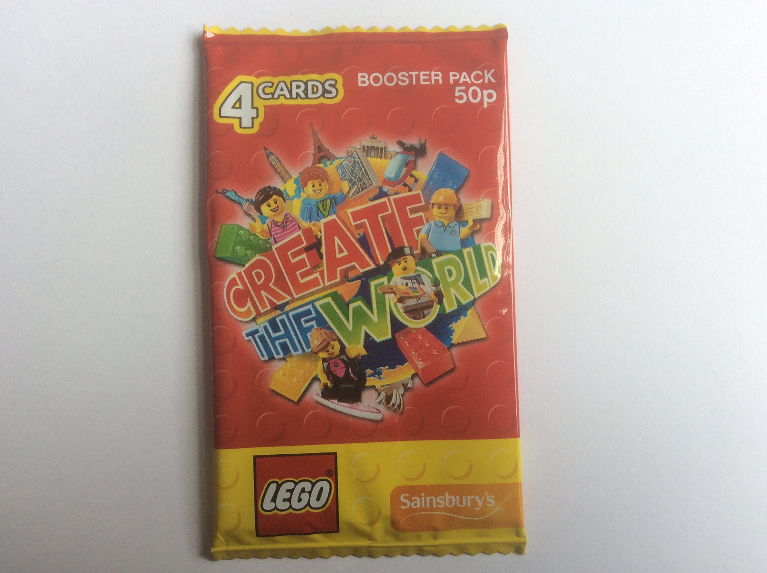 20 Lego Create the World Cards Booster Pack for Sainsbury's collectors