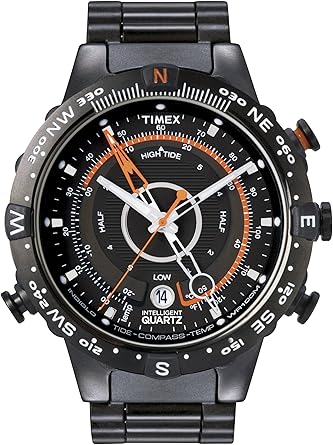 Intelligent Quartz Chronograph Black Dial Mens Watch - T2N723