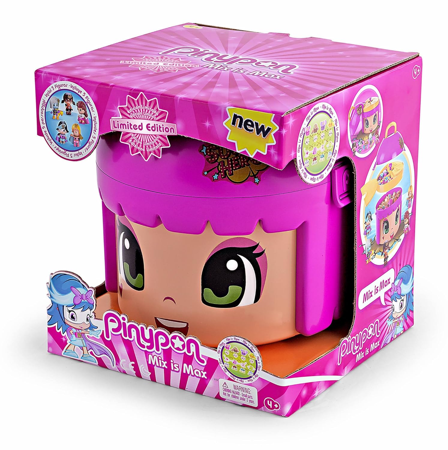 pinypon edición limitada cubo mix is max vamprincesas