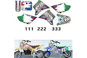 Burly Effects Graphics kit for Razor MX350 MX400 MX500 MX650 Electric Dirt Bikes (MX350 & MX400)