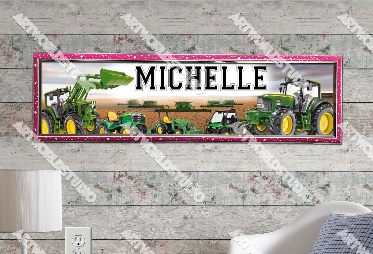 Amazon Com John Deere 10 X31 Personalized Name Poster With