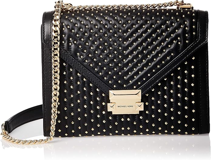 Michael Kors Whitney Large Studded Leather Conv Shoulder Bag Women's