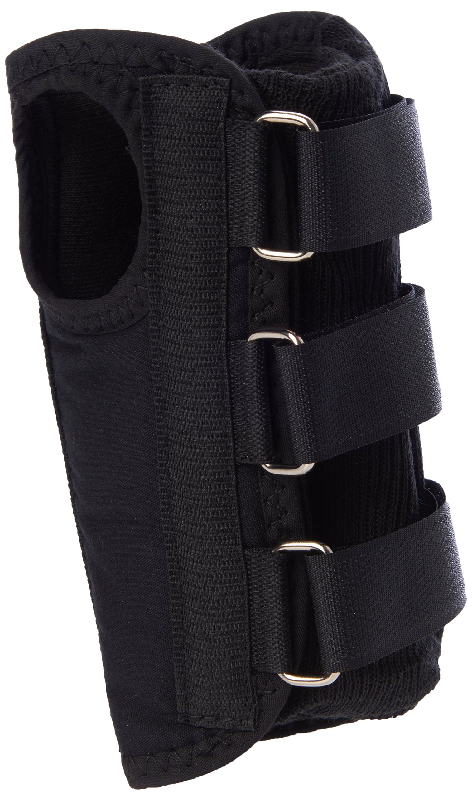 Rolyan D-Ring Wrist Braces, Comfort-Focused Wrist Brace for Carpal Tunnel Syndrome and Other Wrist Disorders: Non-Restrictive Design, Regular Length, X-Small, Right, Black