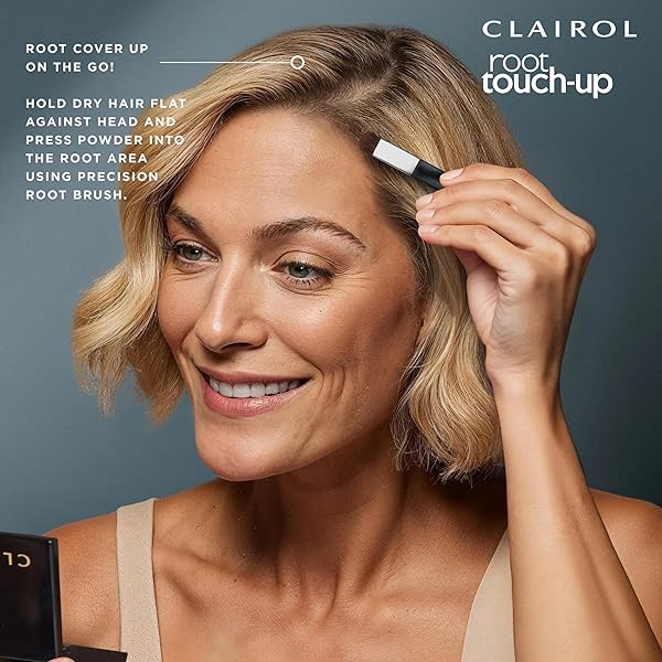 CLAIROL ROOT TOUCH-UP TEMPORARY CONCEALING POWDER, DARK BROWN HAIR COLOR, PACK OF 1