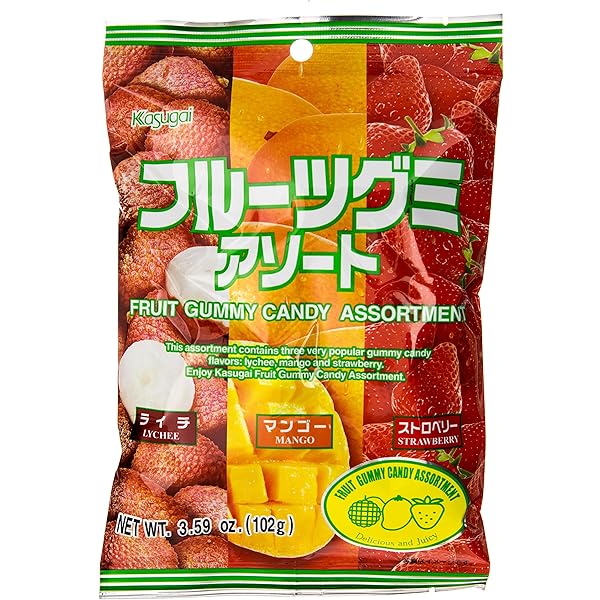 Amazon.com : Kasugai Mix Gummy Candy 3.59oz (3 Pack) : Grocery