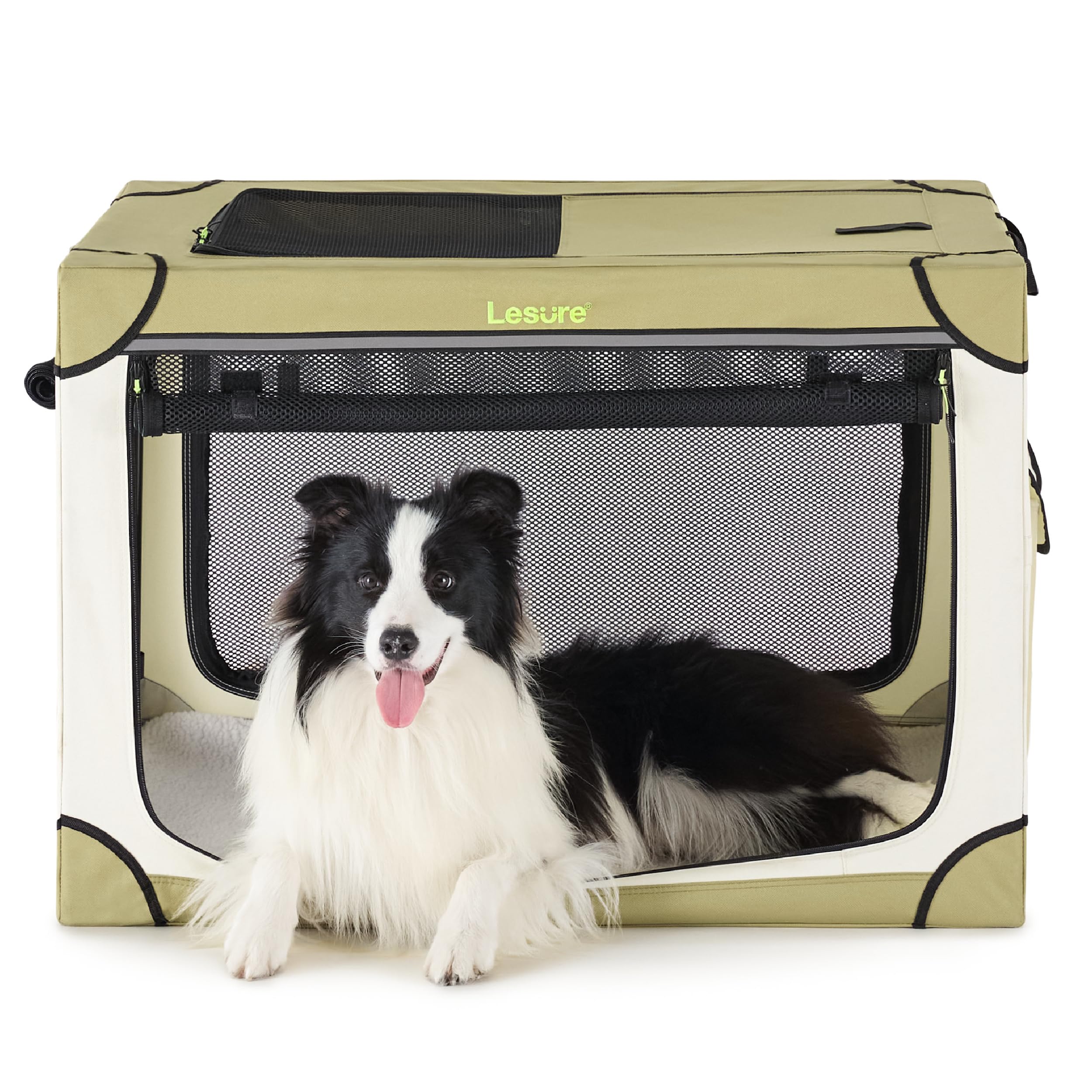 Picture of Lesure Soft Collapsible Dog Crate - 36 Inch Portable Travel Crate for ...