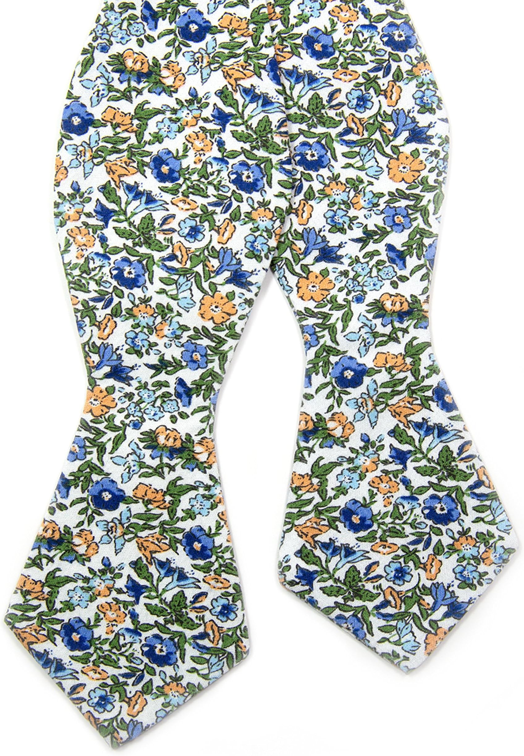 DAZIDAZI Men's Bow Tie, Floral Print Bowtie, Great for Weddings, Groom, Groomsmen, Missions, Dances, Gifts.