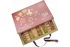 Amalina Gourmet Premium Assorted Baklava with Honey - 700g/1.54lb