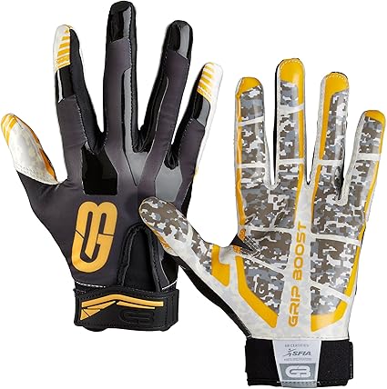 grip boost stealth football gloves