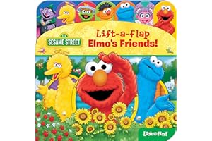 Sesame Street - Elmo, Big Bird, and More! - Lift-a-Flap Look and Find Activity Book - PI Kids