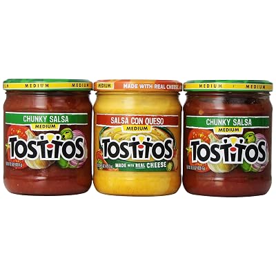 Tostitos Salsa Con Queso, Medium, 3 Count