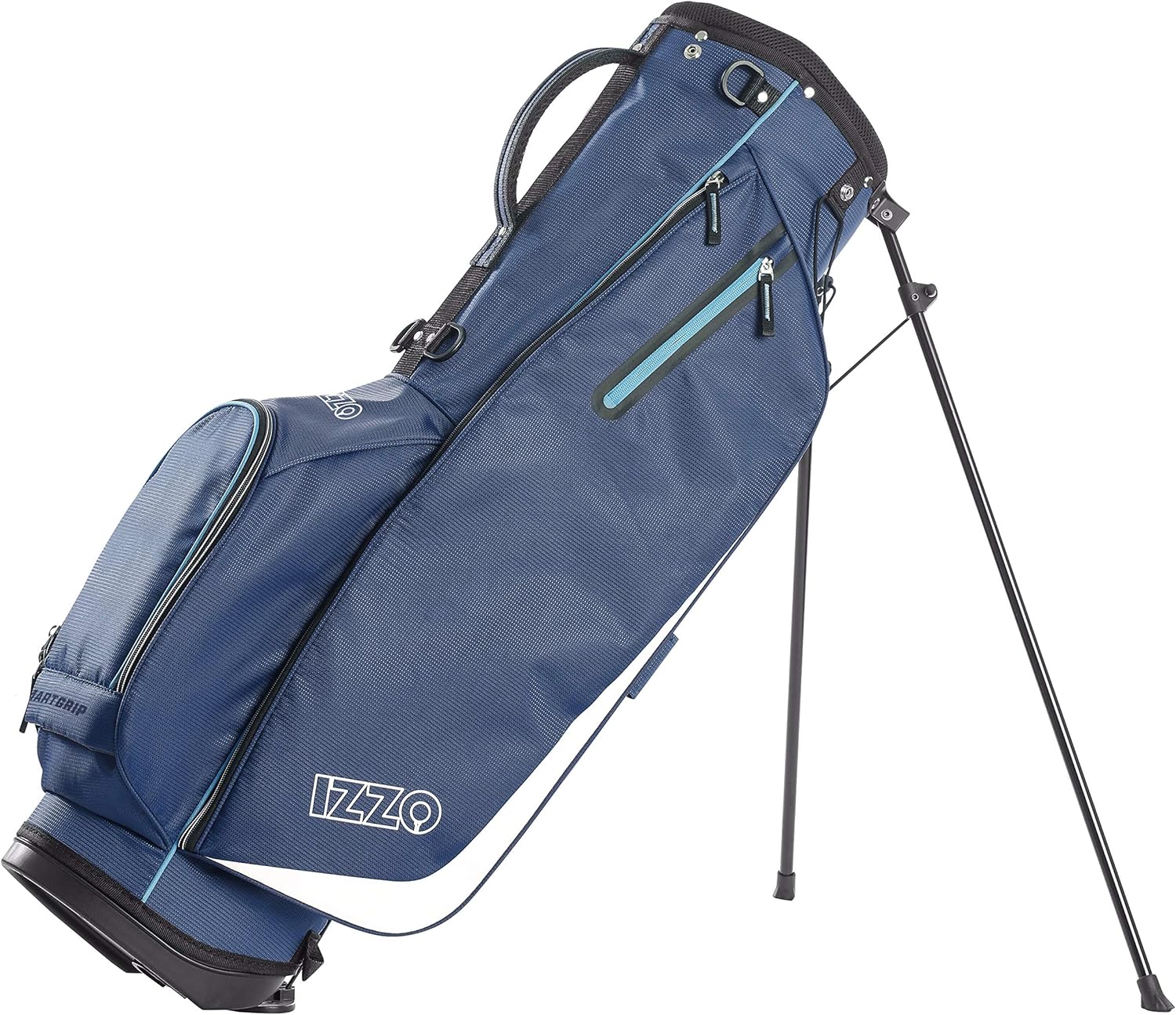 Izzo Golf Ultra-Lite Stand Golf Bag with Dual Straps & Exclusive Features, Navy Blue/Light Blue: Sports & Outdoors