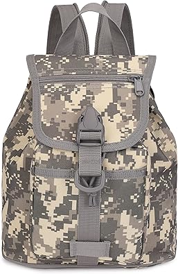 Amazon レディース用 多機能 迷彩 アウトドア リュックサック タクティカルバッグ ミリタリー ギア L 防水 耐久性優れ 旅行 通勤 通学 登山 釣り トレッキング 自転車 サイクリング アウトドア スポーツ 防災 バックパック Acu Brave Star 登山リュック ザック