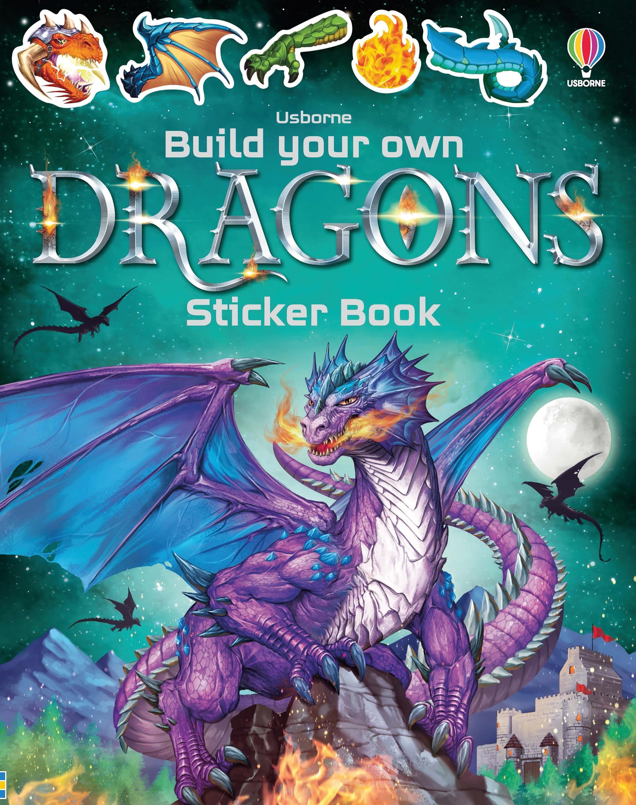 Build Your Own Dragons Sticker Book: Build And Compare Fantastical Dragons in this Interactive Sticker Book (Build Your Own Sticker Book)