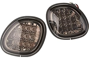 SPEC-D TUNING Smoke Lens LED Tail Lights Compatible with 1998-2005 Lexus GS300/GS400/GS430 Left + Right Pair Assembly