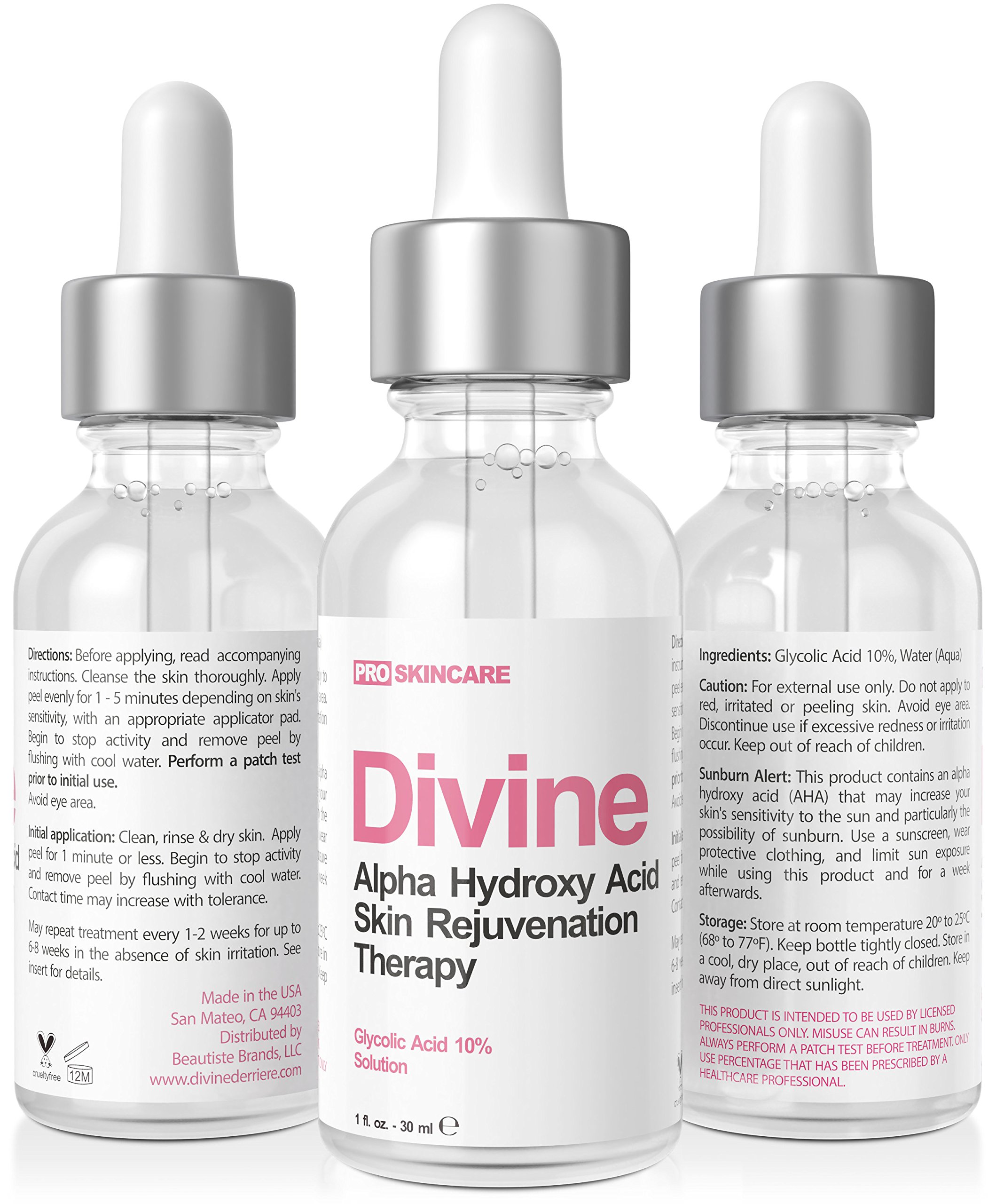Glycolic Acid 10 Gel Peel AHA (Professional Chemical Peel) 1 fl oz