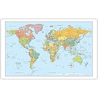 Rand McNally Signature Edition World Wall Map – Paper Rolled: Rand