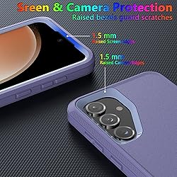 MXX Case Compatible with Galaxy S24, 3-Layer Super