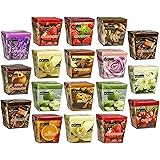 All2shop Scented Votive Candles Short Set of 18 Assorted Healing Candles for Relaxation & Aromatherapy- Long Burning at Least