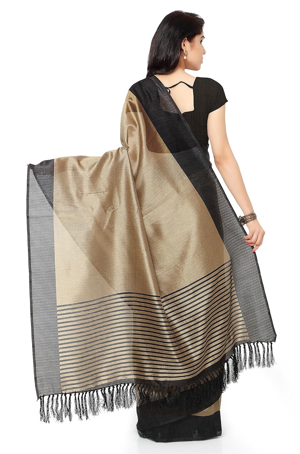 rajnandini women's tussar silk saree with blouse piece (joplnb3011_free size)
