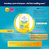 Lil-Lets Non-Applicator Regular Tampons X 96 6 Packs 16 Plant Based SmartFit view 5